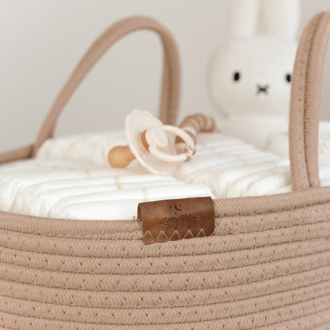 Diaper Caddy - Natural Sand