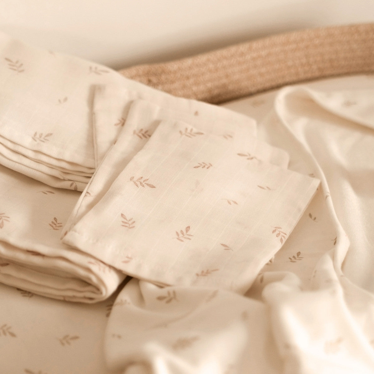 Hydrofiele Washandjes - 3 Pack - Floating Leaf