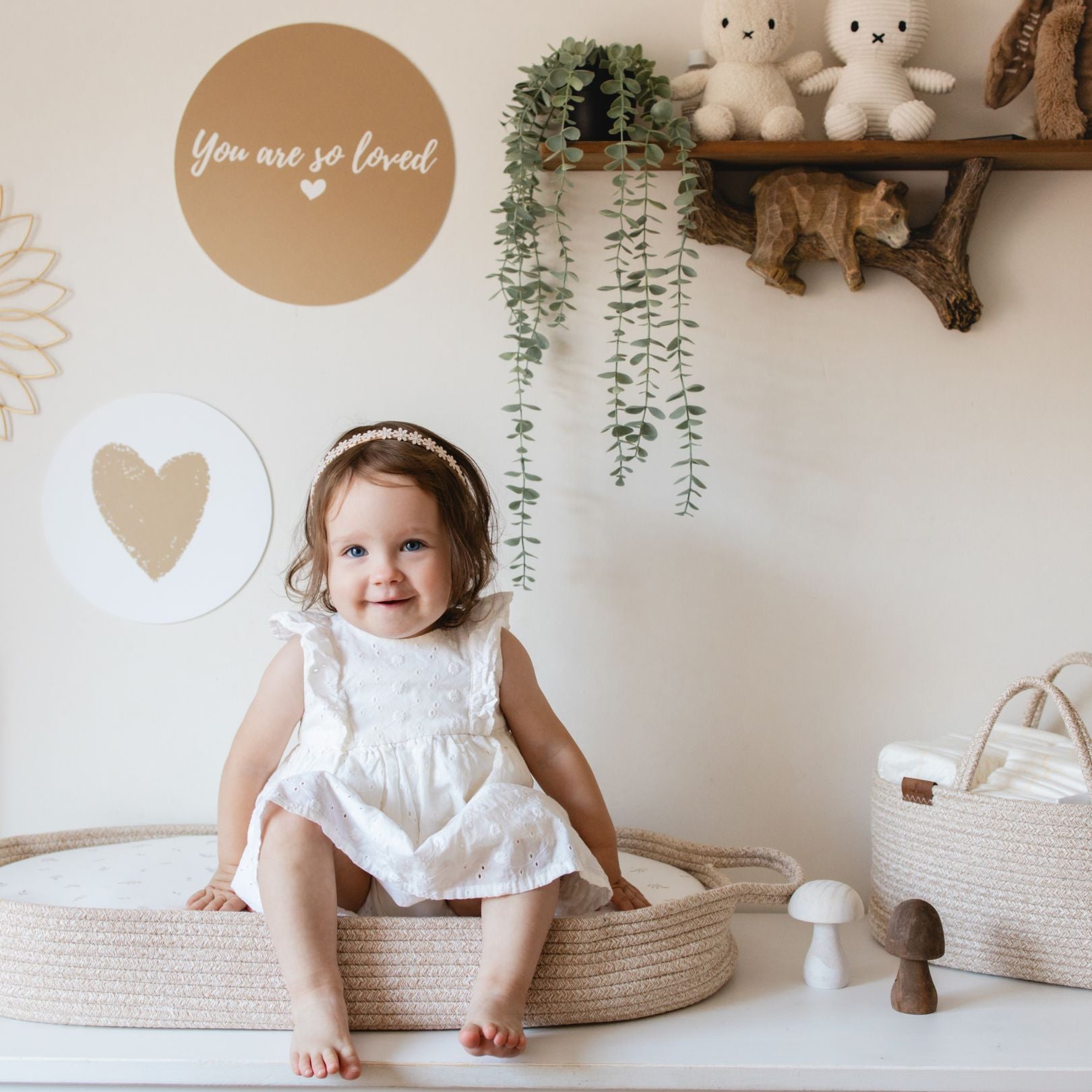 Bundel Verschoonmand & Commodemandje - Marled Beige