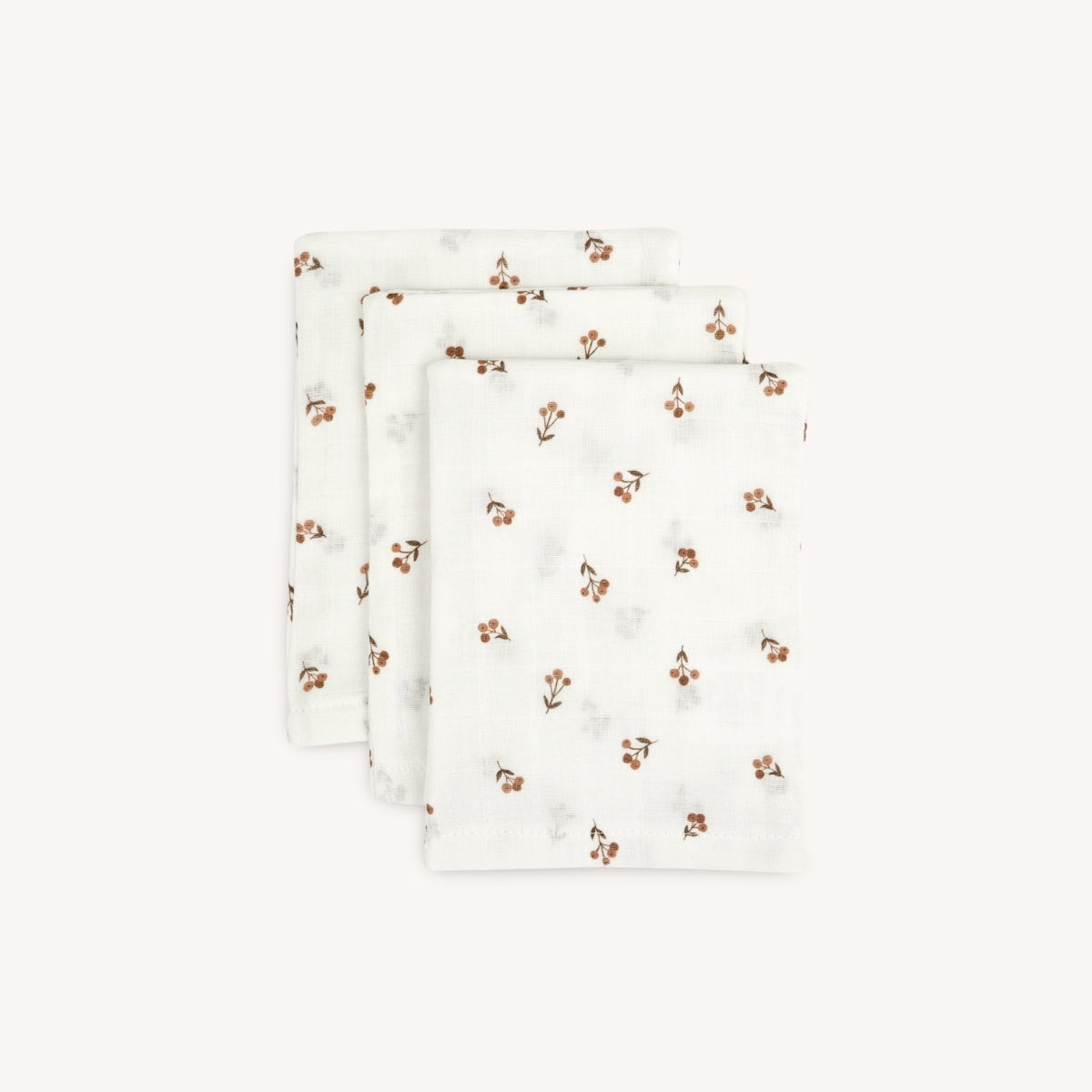 Hydrofiele Washandjes - 3 Pack - Winter Berries